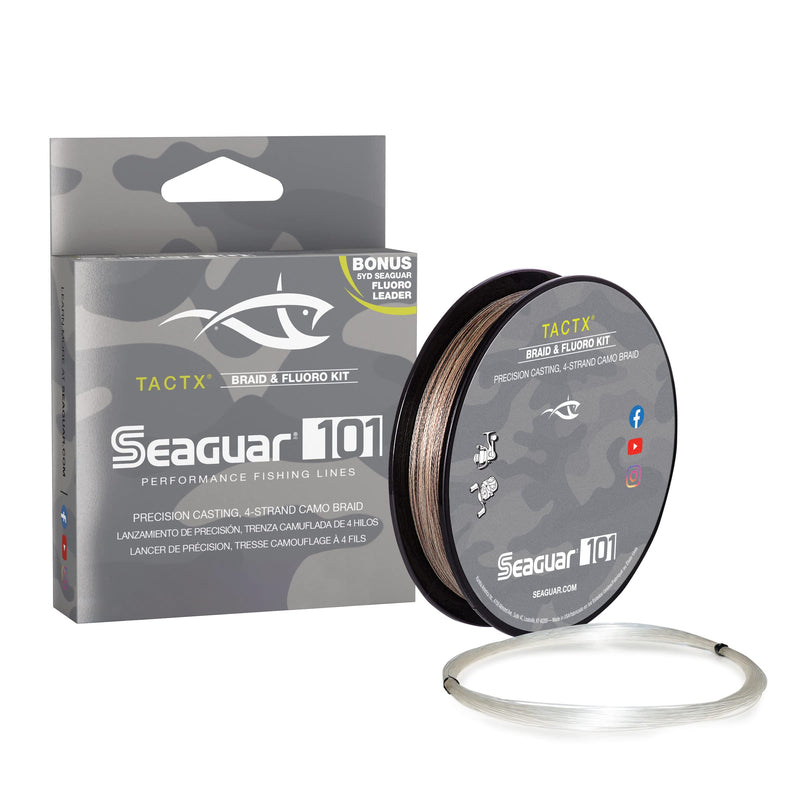 Seaguar 101 TACTX Braided Line Camo 300Yds, 65Lbs Line/Weight - 65TCX300 - BeesActive Australia