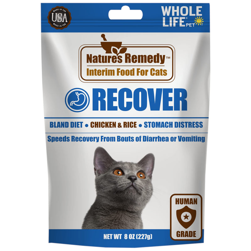 Whole Life Pet Recover. Bland Diet for Cats. Vomiting, Stomach Distress or Diarrhea Relief. Chicken and Rice. Ready in Minutes - Just Add Water - BeesActive Australia