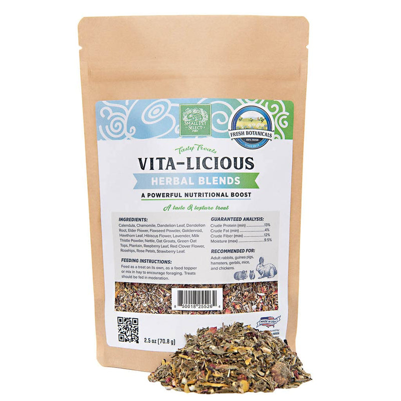 Small Pet Select - Vita-Licious Herbal Blend 2.5 oz - BeesActive Australia