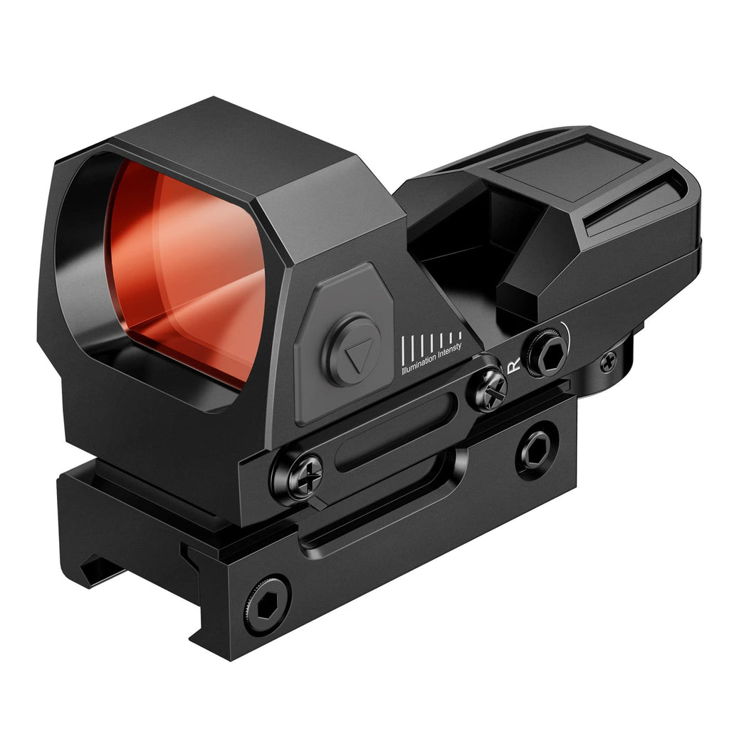 CVLIFE 1X22X33 Reflex Sight 4 Reticle Red Dot Sight Optics ON & Off Switch for 20mm Rail Mount - BeesActive Australia