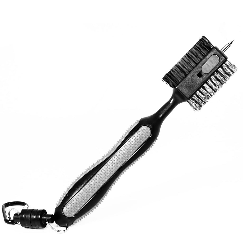 Advantage-You Oversize Golf Club Brush & Groove Cleaner with Spike and Magnetic Clip Gray - BeesActive Australia