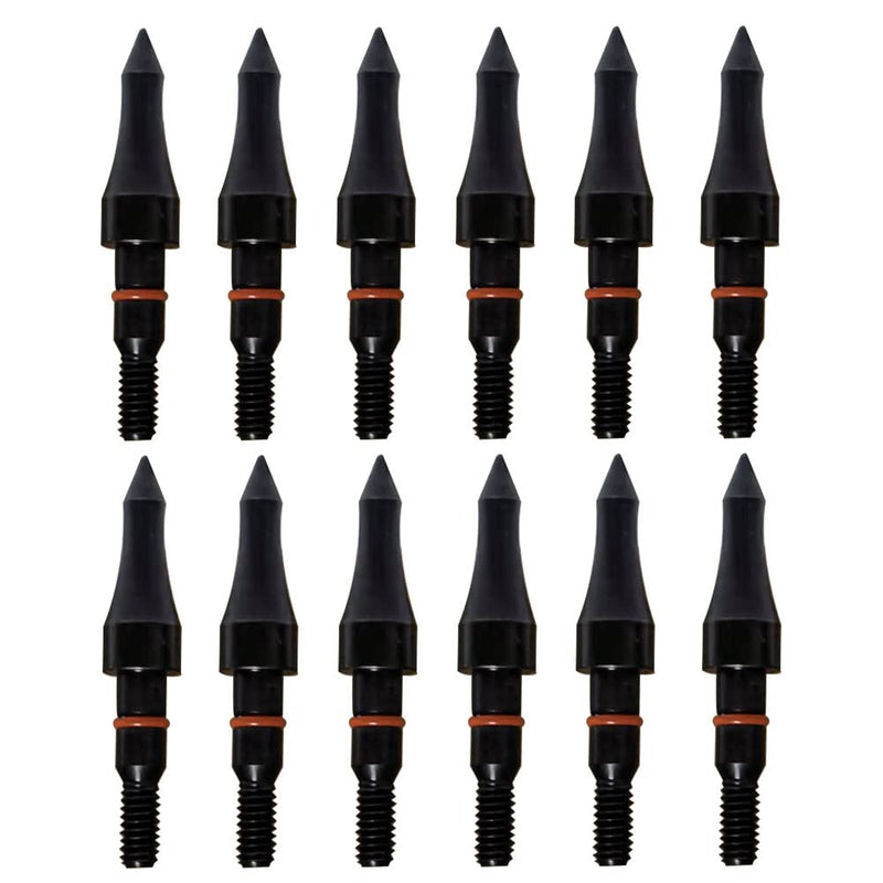 Field Points arrowheads 100/125/150/200/300 Grains Archery Field Points, Steel Screw in Archery Field Tips and Broadheads (1 Dozen 12 PCS) B-5/16"100Grain - BeesActive Australia