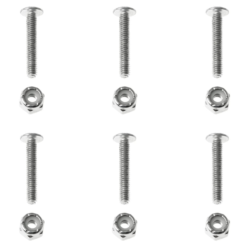 ZRM&E 6Sets Foosball Screws and Nuts Metal Foosball Player Part Man Spare Parts Football Table Accessories - BeesActive Australia