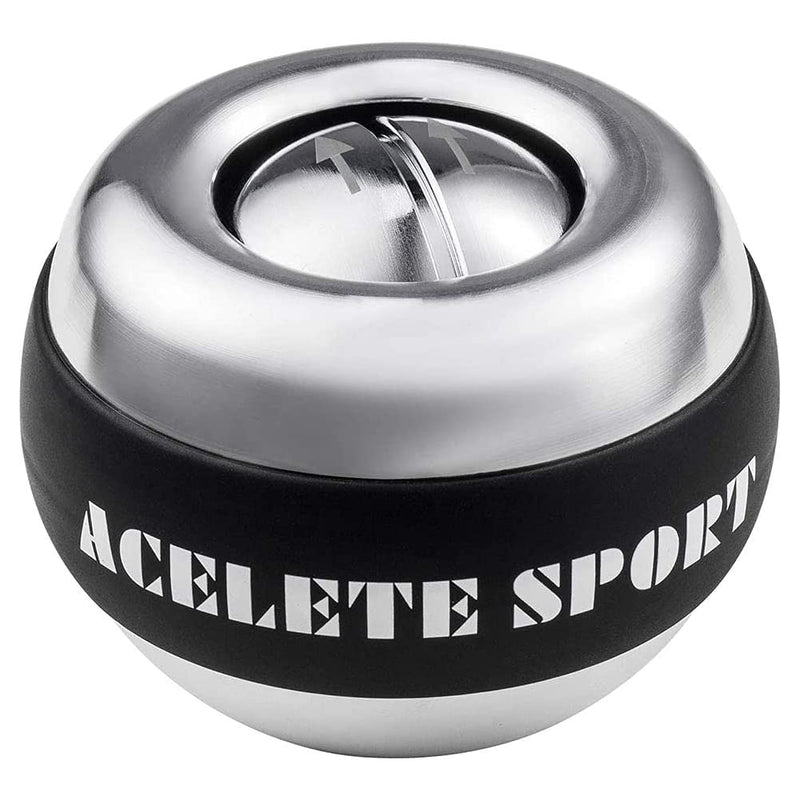 ACELETE 2.0 Power Ball Wrist Trainer Ball Forearm Exerciser Wrist Strengthener Workout Toy Spinner Gyro Ball Aluminum - BeesActive Australia