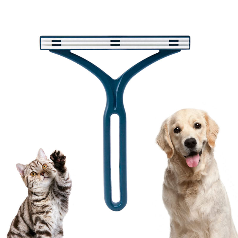 Greenkit Pet Hair Remover for Couch-The Non-Damaging Pet Hair Remover for Furniture,for Clothes,Carpet Scraper,Pet Fur Remover,Lint Brushes for Pet Hair 1 Pack Blue - BeesActive Australia