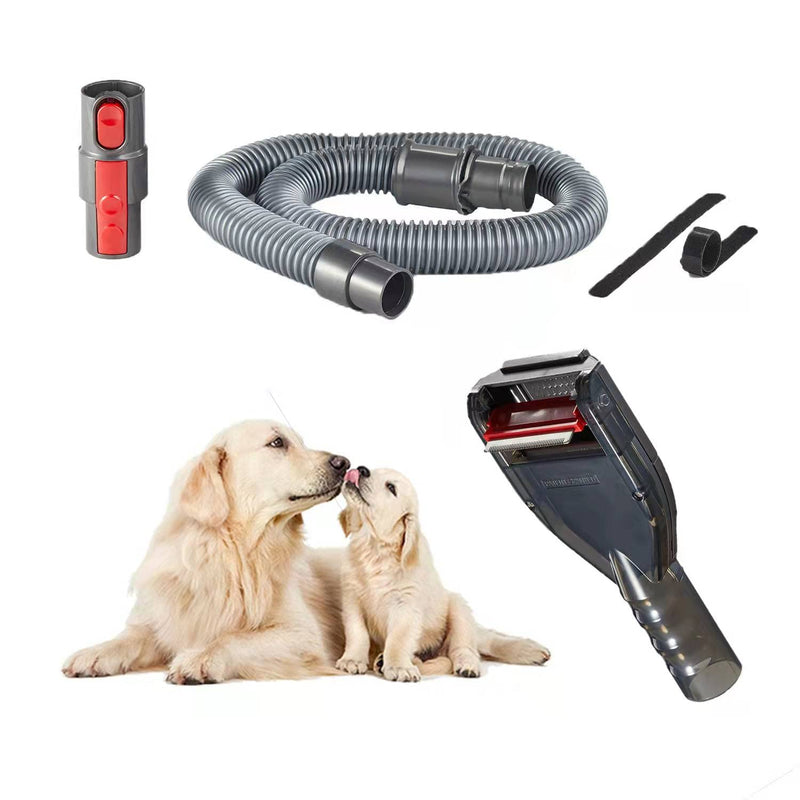 Defurry Pet Grooming Brush Hair Deshedding Tool for Dogs&Cats Professional Shedding Fur Remover Comb as Vacuum Cleaner Attachment Kit for Dyson V15 V12 V11 V10 V8 V7 V6 - BeesActive Australia