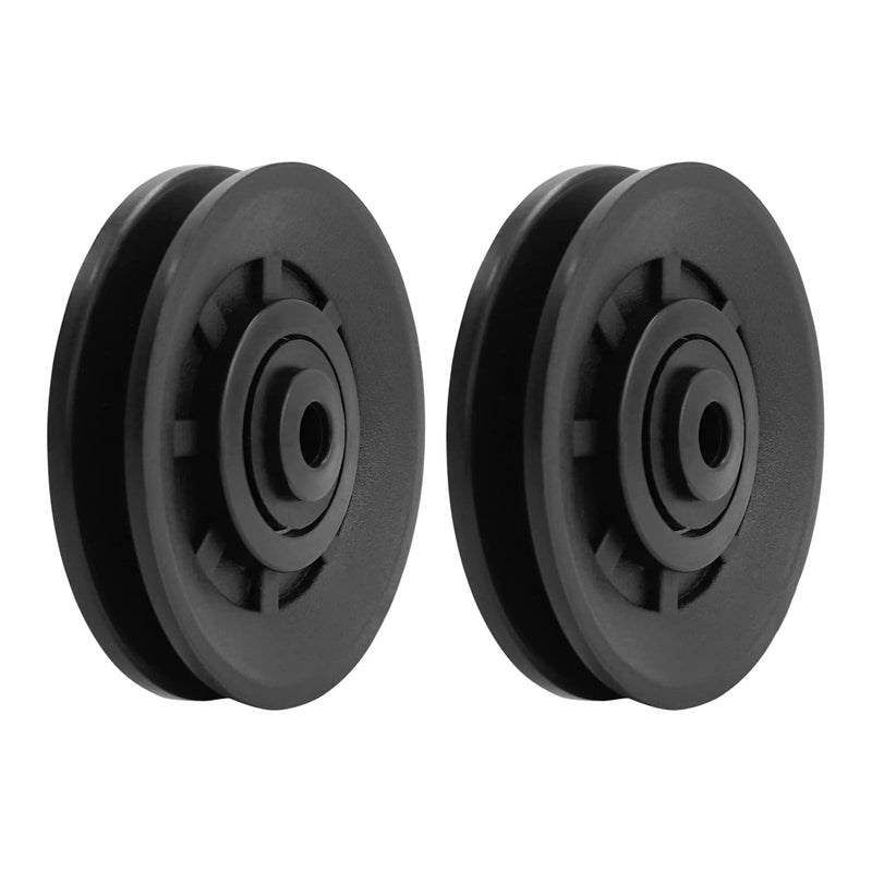 Luwint 3.5" Bearing Pulley Wheel, 2 Packs Fitness Pulleys Replacement for Home Gym Parts - BeesActive Australia
