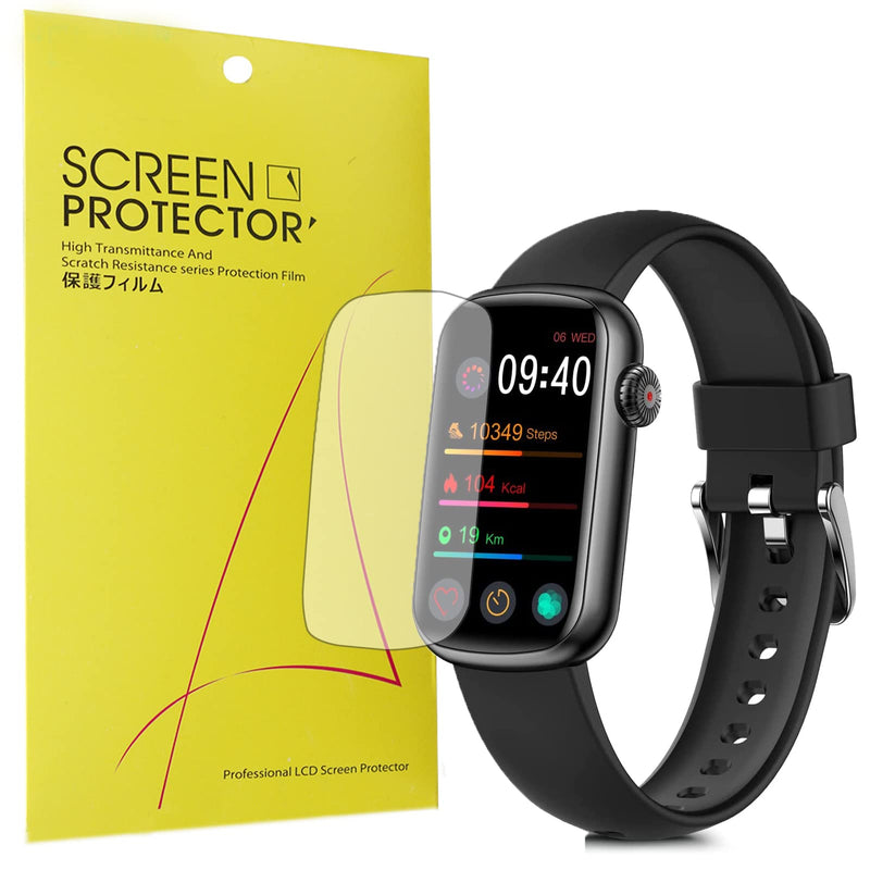Compatible for MorePro HM08 Screen Protector, [6 Pack] Lamshaw Premium High Definition Ultra HD Film Compatible for MorePro HM08 Fitness Tracker Smartwatch/FITVII HM08 Fitness Tracker (6 Pack) 6 pack - BeesActive Australia