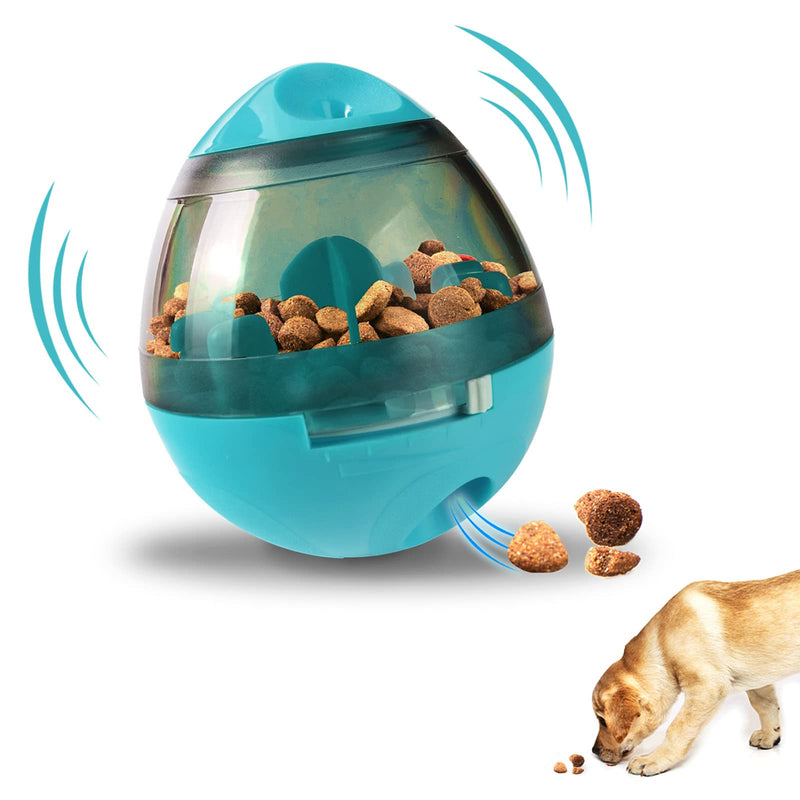 Dog Treat Ball, IQ Treat Dispensing Dog Toys, Interactive Food Puzzles Ball for Dogs, Pet Slow Feeder Ball Blue - BeesActive Australia