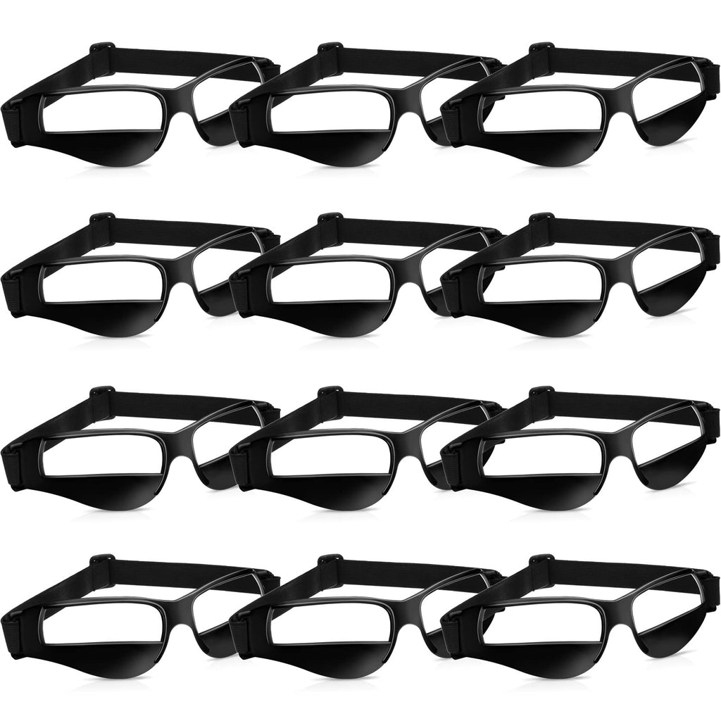 12 Pack Basketball Dribbling Goggles Basketball Training Glasses Aid for Team Training Aid Sports Equipment Safety Specs for Adult Teenagers Youth, 8.5 x 2 Inch - BeesActive Australia