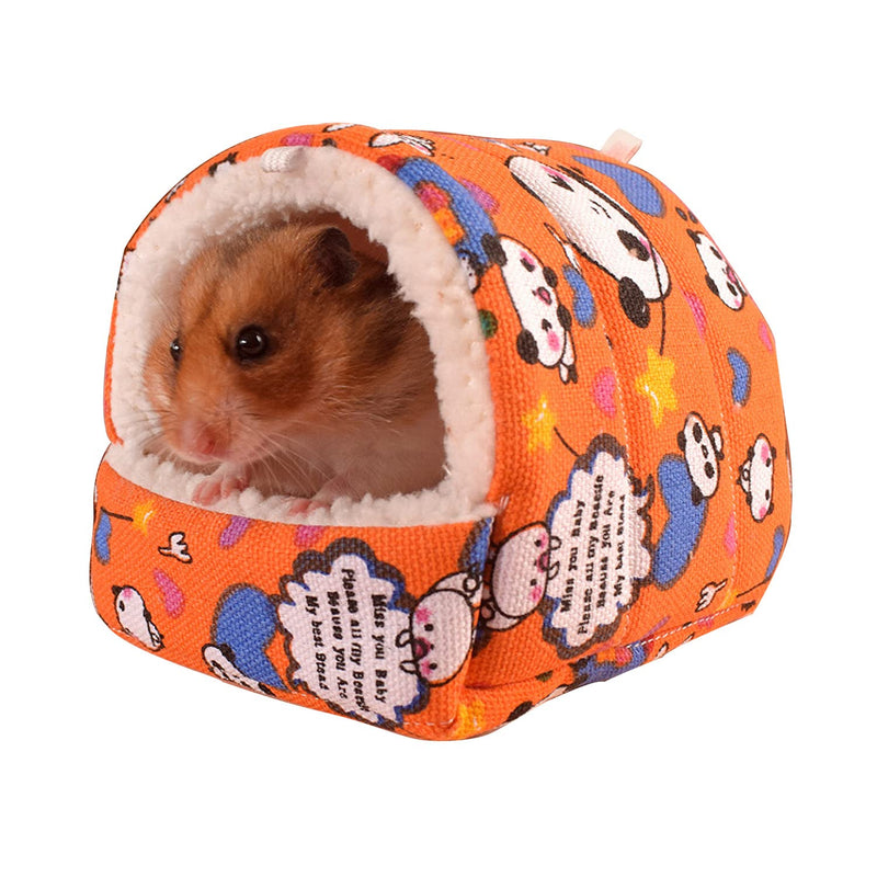 YUEKUA Mini Hamster Bed Hideout Protection Hammock Small pet Bed Gerbil Habitat Mini House cage nest Hamster Accessories… s5 - BeesActive Australia