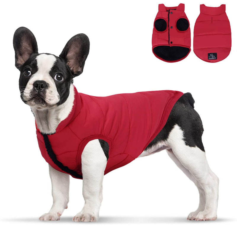 Dog Jacket, Nobleza Warm Cozy Vest Dog Winter Coat with Leash Hole ...