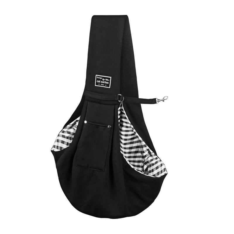 Dog and Cat Sling Carrier, Dog Carriers for Small Dogs, Soft Material, Easy to Clean and Non-Sticky, Fashionable and Sporty, for Outdoor Travel… Black - BeesActive Australia