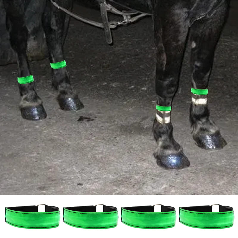 4Pcs Horse Bell Boots Green - BeesActive Australia