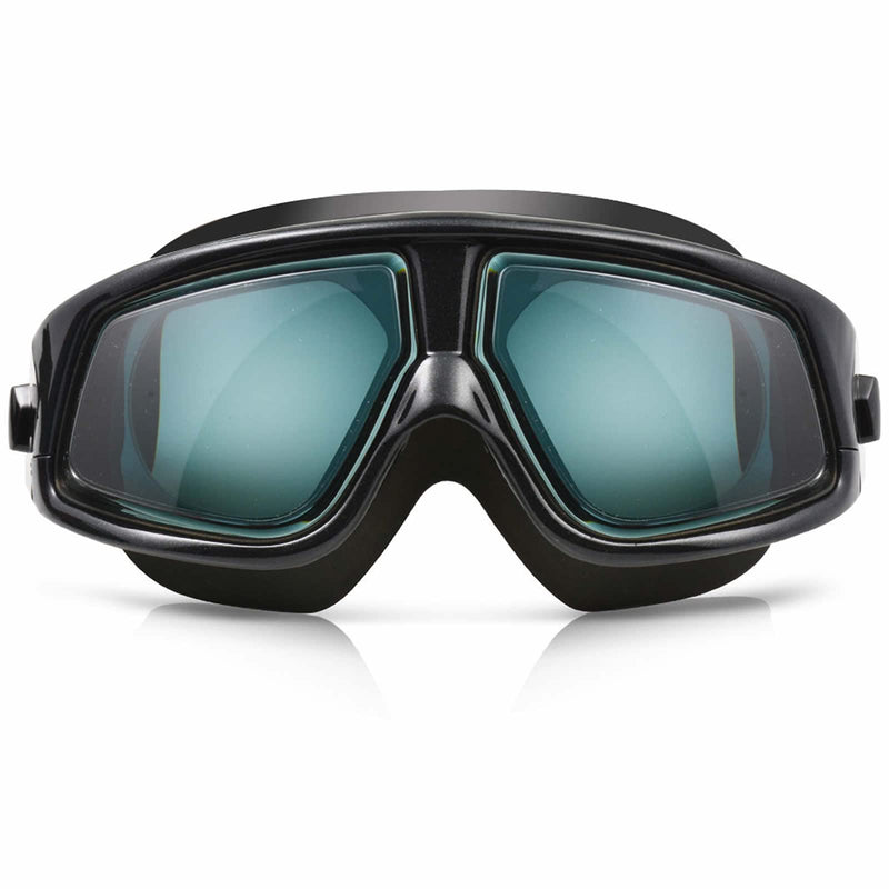 ZIONOR Nearsighted Swim Goggles, Myopia Shortsighted Swimming Goggles for Adults Men Women Black Smoke Lens - 200 - BeesActive Australia