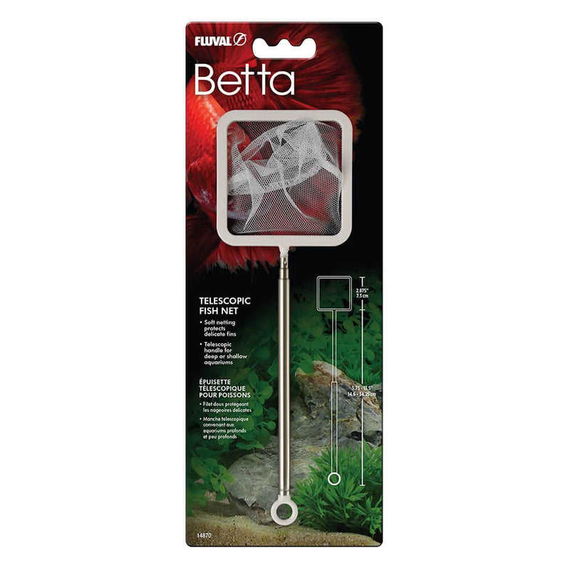 Fluval Betta Telescopic Fish Net, Extenable Fine Mesh Fish Net for Aquariums - BeesActive Australia