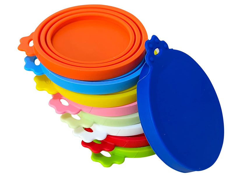 9 Pcs Food Can Lids Pet Can Covers for All Standard Size Dog and Cat Food Can Lids - BeesActive Australia