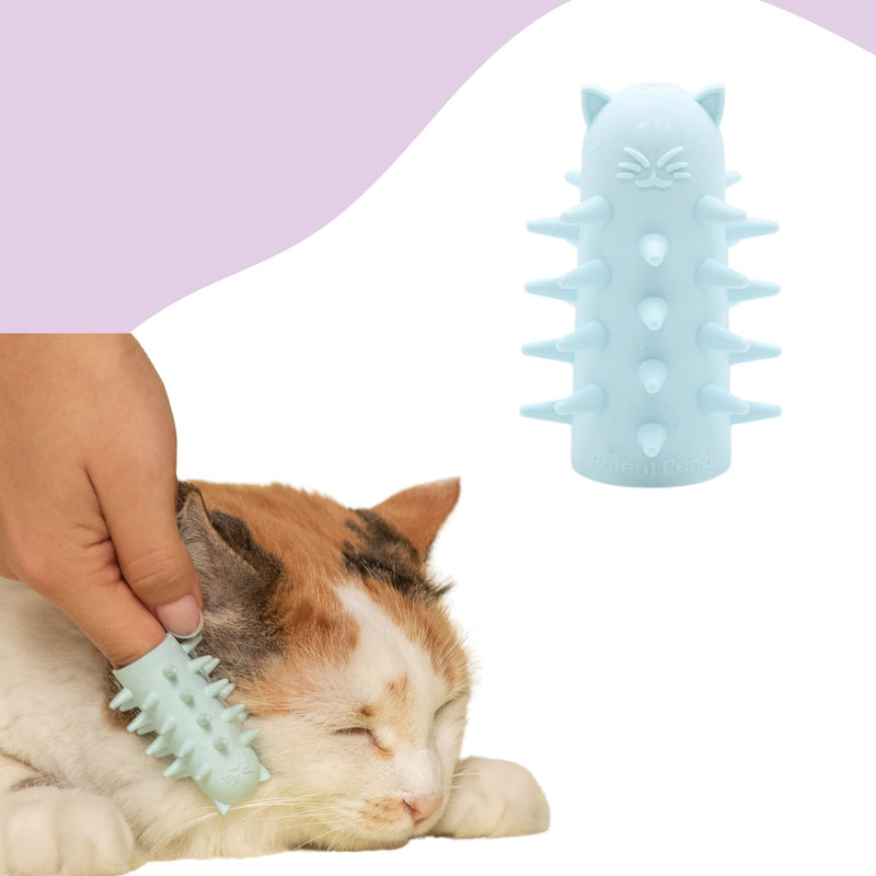 Fur&Purr Cat Grooming Brush & Massager Indoor Cats & Dogs. Kitten Long Hair Removal Comb for Cat Purrs & Scratches Small One Pack - BeesActive Australia