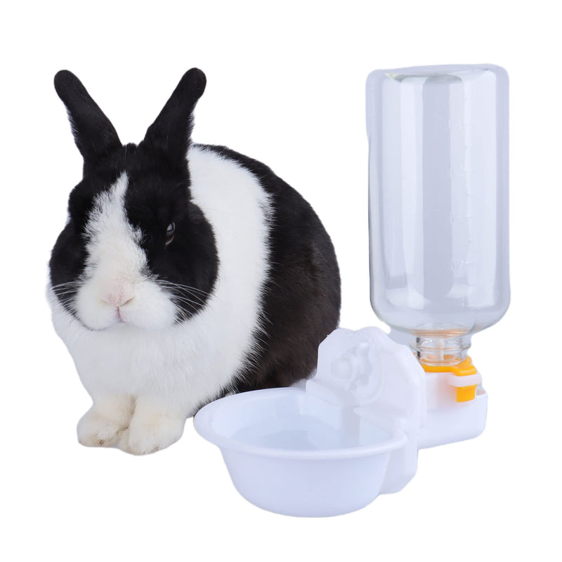 RUBYHOME 17oz BPA Free Cage Water Bottles for Rabbits, Ferrets, Cats and Other Small Animals, Anti-Overflow Water Dispenser for Crate White,17oz - BeesActive Australia