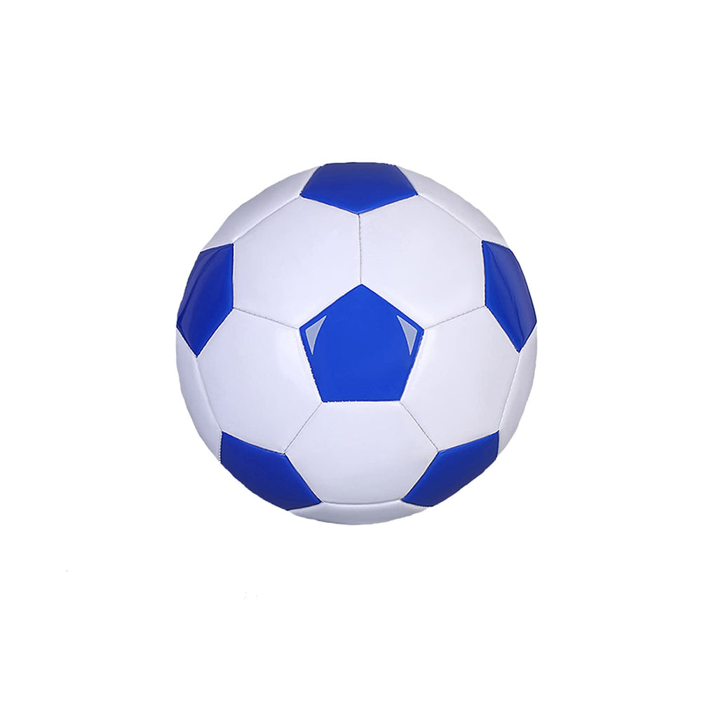 Soccer Ball Size 2 White Blue Suitable for Kids Toddler Boy Gift Training Practice 2-6 Years Old - BeesActive Australia