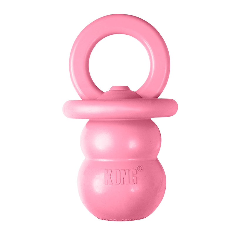 KONG - Puppy Binkie - Soft Teething Rubber, Treat Dispensing Dog Toy - for Small Puppies - Pink - BeesActive Australia
