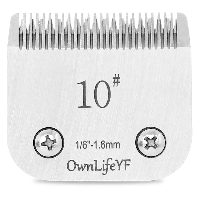 OwnLifeYF Steel Detachable Dog Grooming Clippers Blades #10 7F 10-1.6mm - BeesActive Australia