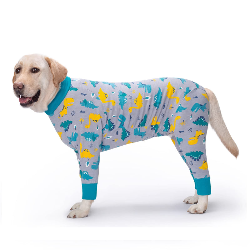 Yeapeeto Dog Recovery Suit After Surgery Soft Long Sleeve Dog Neuter Shirt Cone Alternatives, Prevent Licking Dog Surgical Onesies for Large Medium Dog Shedding Suit 5X-Large Dinosaur - BeesActive Australia