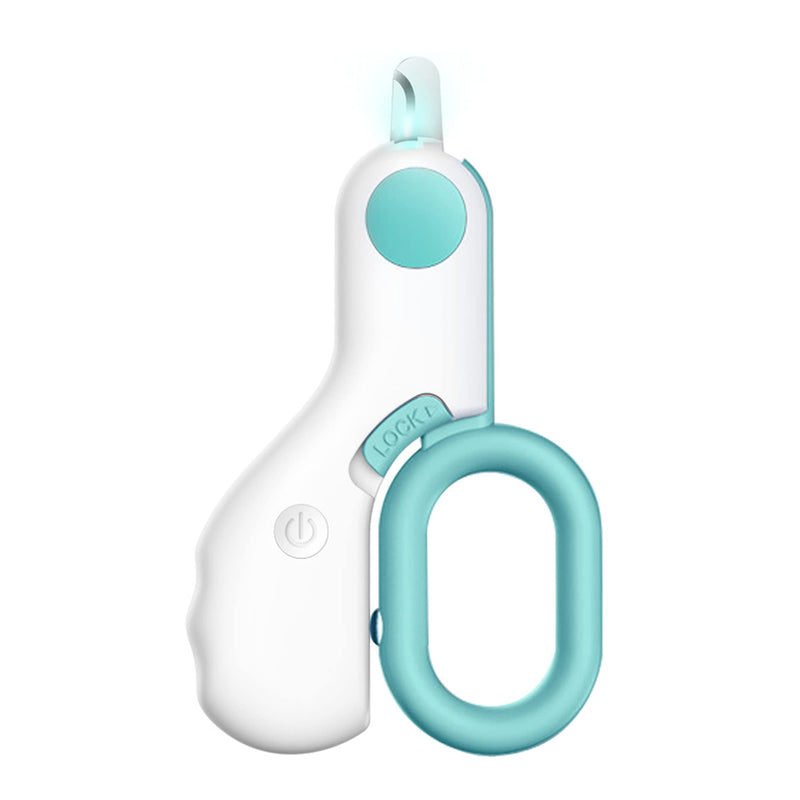 Pet Dog Cat Nail Clippers, Dog Nail Trimmers for Small Animals with LED Lights, Professional Beauty Care Tools, Avoid Excessive Cutting, Suitable for Tiny Dog Cat Rabbit Bird Puppy Kitten Blue - BeesActive Australia