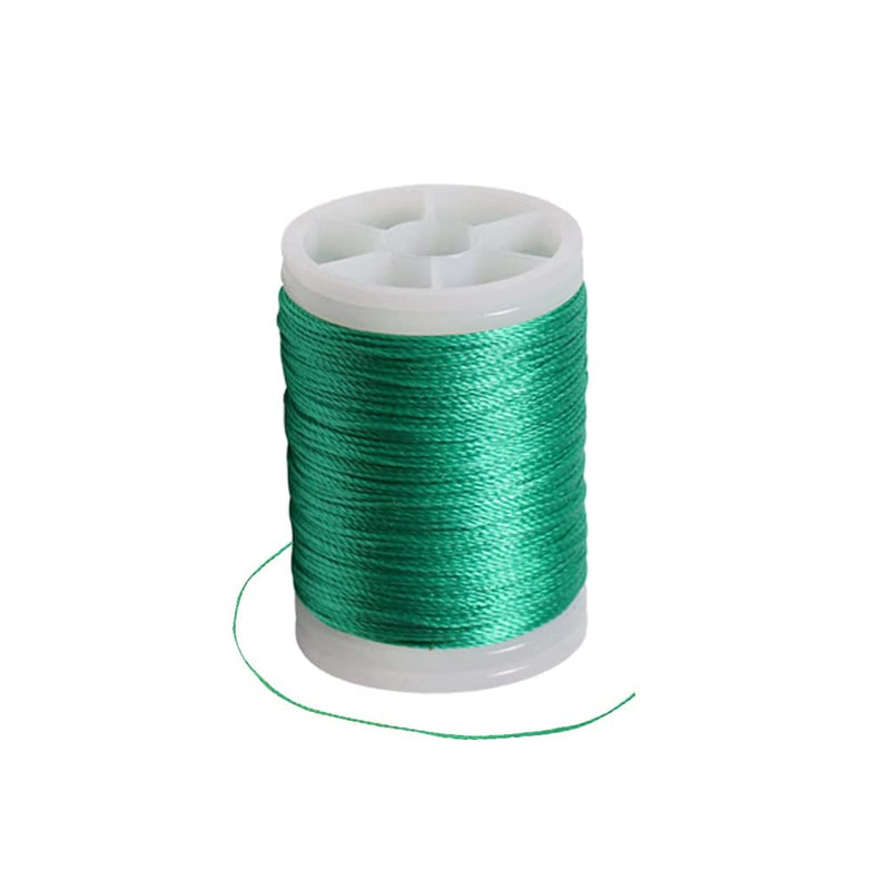 - QI HUO JU - Archery Bow String Serving Thread Bowstring Serving Material 131 Yard/120cm Serving String Material for Compound Bow Peep Sight Nock Hunting Shooting Accessories Green - BeesActive Australia