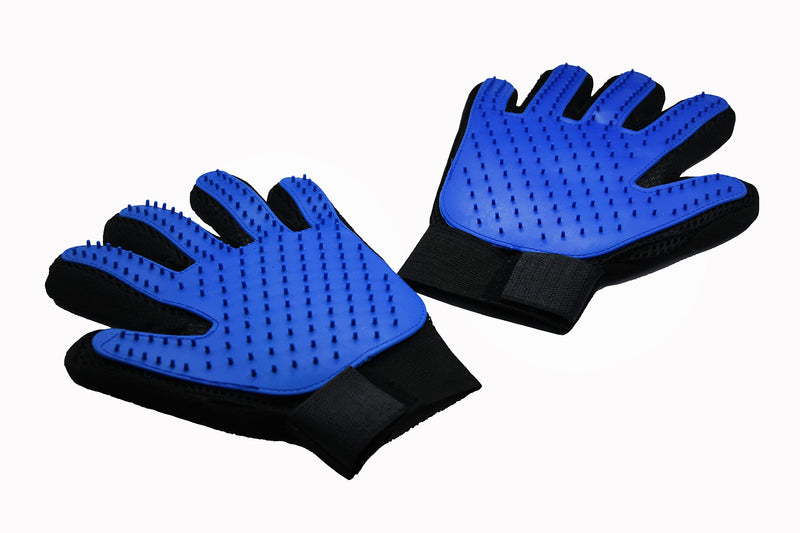 Pet Hair Grooming Gloves - Gentle Pet Hair Deshedding glove and Bath Tool - BeesActive Australia