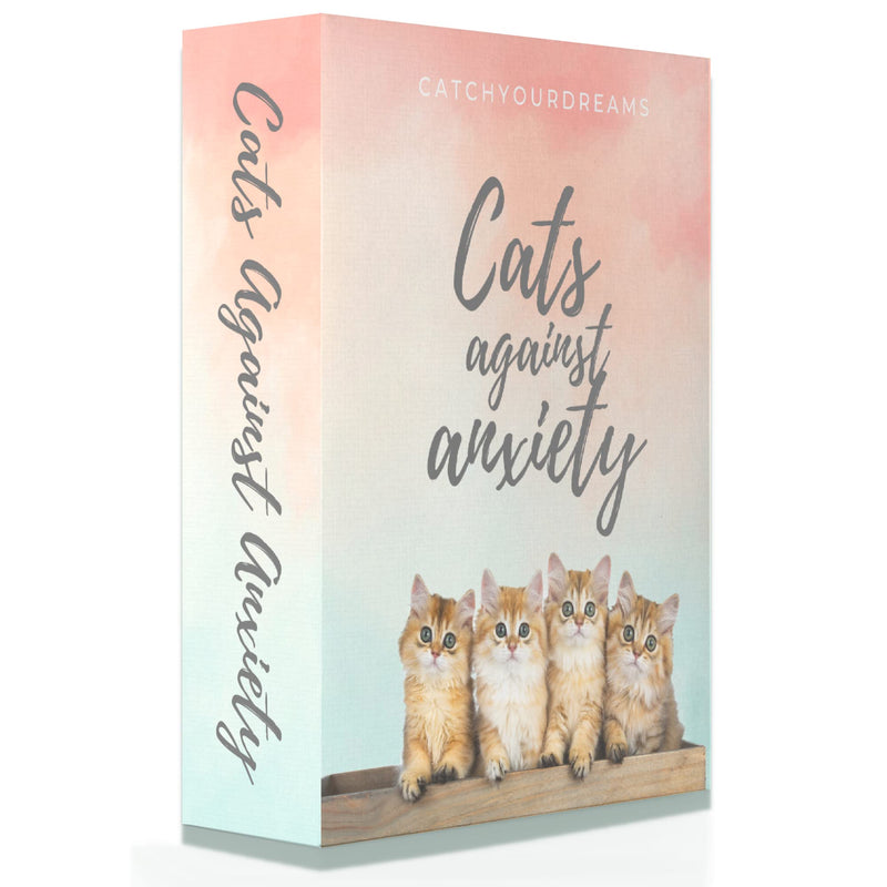 Cats Against Anxiety Cards - 50 Cards by Catchyourdreams For Self Esteem and Stress, Affirmations for Anxiety Emotions Oracle Tarot Self Therapy (Cats Against Anxiety) Cats Against Anxiety - BeesActive Australia