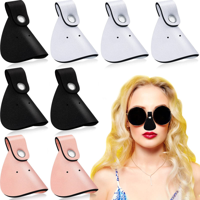 Charniol 8 Set Nose Sun Protection Nose Protector UV Nose Patch for Glasses Sunlight Men Women Sports, 3 Colors - BeesActive Australia