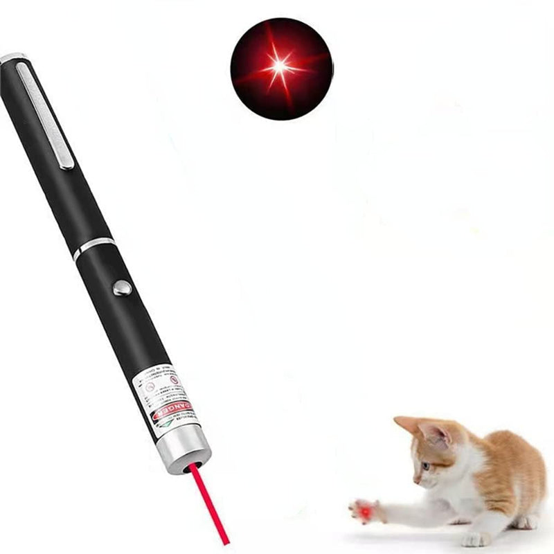 Laser Pointer for Cats Dogs Pet Interactive Toys Laser Presentation Remotes Red Green Purple Light Laser Pointer for Cats Chargeable 1 PCS Pack Red Light USB Rechargeable - BeesActive Australia