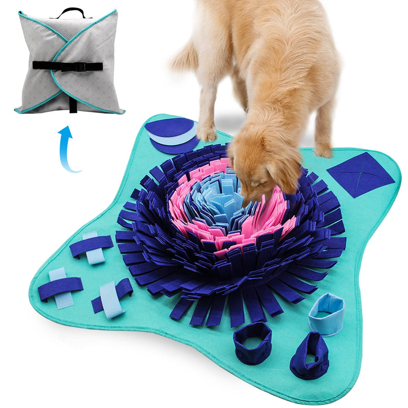 PET ARENA Snuffle Mat for Dogs - 25" x 25’’ Dog Snuffle Mat Interactive Feed Game for Boredom, Encourages Natural Foraging Skills and Stress Relief for Small/ Medium/ Large Dogs - BeesActive Australia