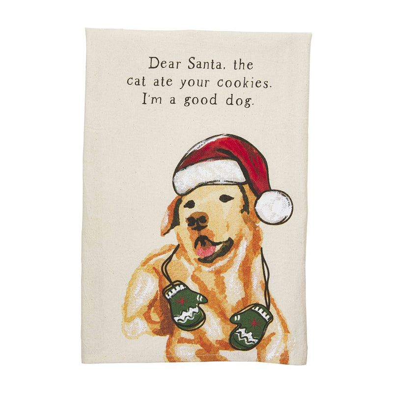 Mud Pie Painted Dog Towel, Dear - BeesActive Australia