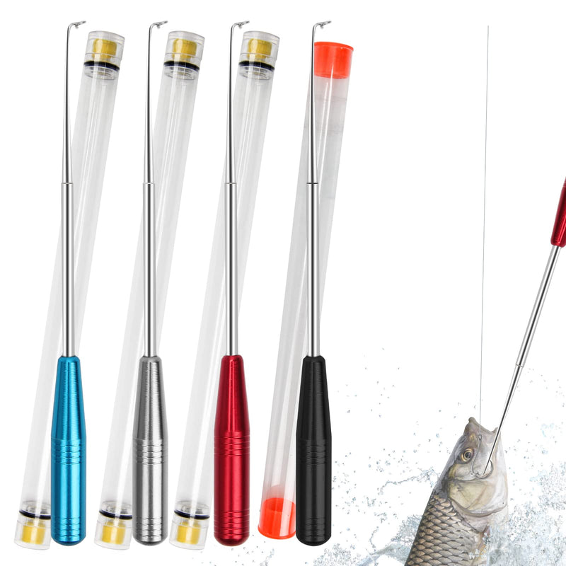 Fish Hook Remover, Boyistar 4PCS Fishing Hook Quick Removal Device, Security Extractor Fishhook Disconnect Removal Tool with Storage Tube for Fishing - BeesActive Australia
