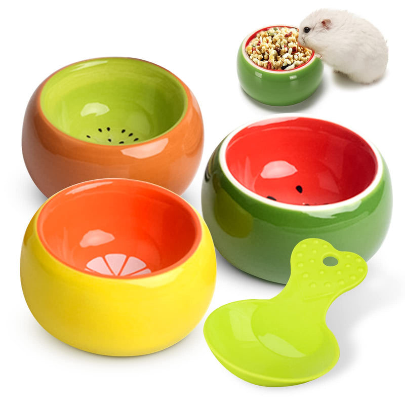 Hamster Bowls 3 Pack Dwarf Hamster Food Bowl Prevent Chewing Hamster Feeding Bowl Guinea Pig Hamster Water Rat Bowl Small Animal Food Dish for Syrian Rabbit Gerbil Chichilla Hedgehog Sugar Glider - BeesActive Australia