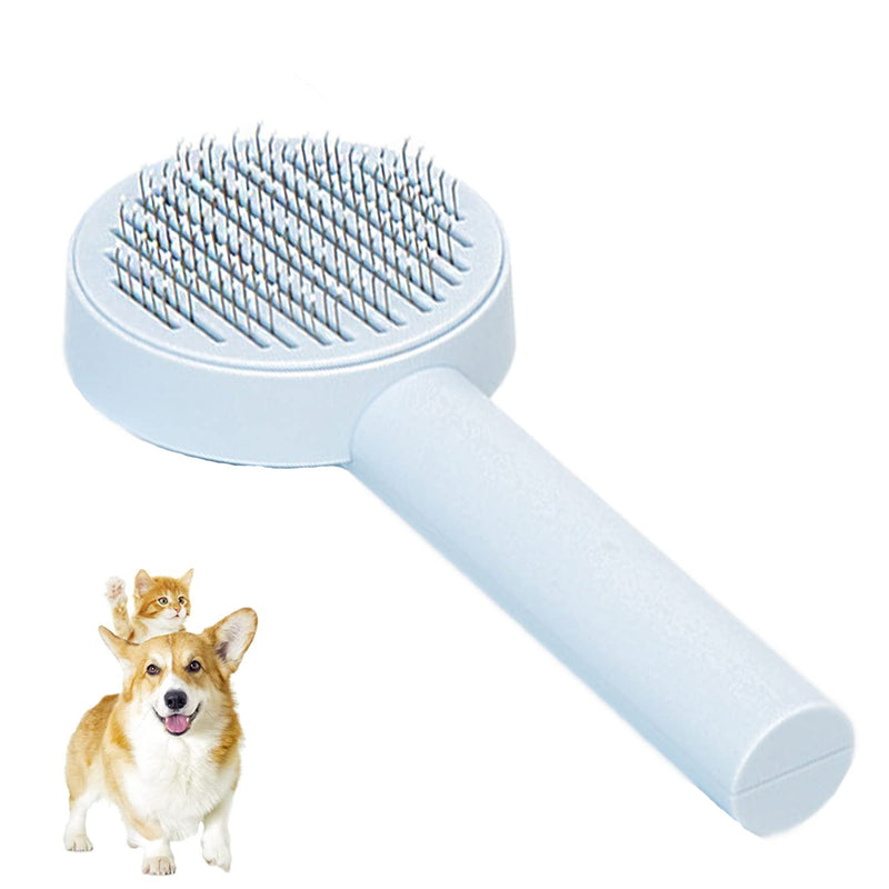 MOFIT Dog & Cat Brush, Pet Grooming Dematting Dog Comb for Short and Long Hair, Massage Removes Mat Cat Comb for Shedding Short Long haired with Quick Self Cleaning Button - BeesActive Australia