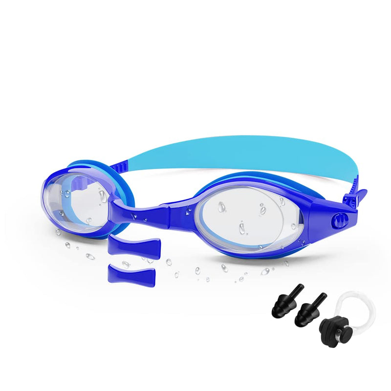 Sinca Kids Swim Goggles Swimming Goggles No Leaking Anti Fog UV Protection Swim Goggles for Kids Children Blue - BeesActive Australia