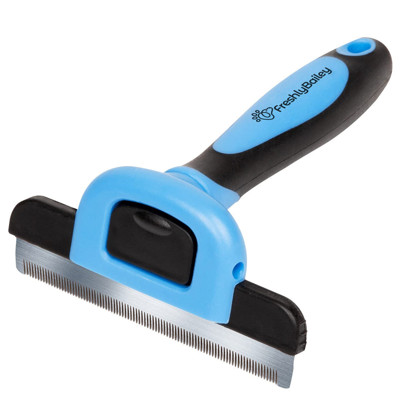 Freshly Bailey Deshedding Brush for Short Haired Dogs & Cats - Cat and Dog Brush for Shedding Short Hair - Highly Effective Deshedder Grooming Comb - BeesActive Australia