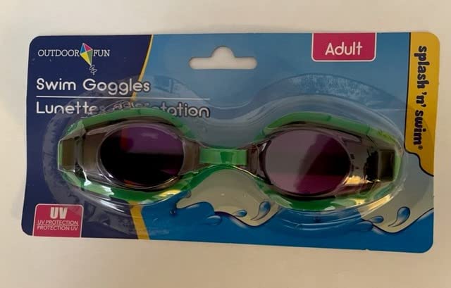 Splash n Swim Adult Goggles (Green) - BeesActive Australia