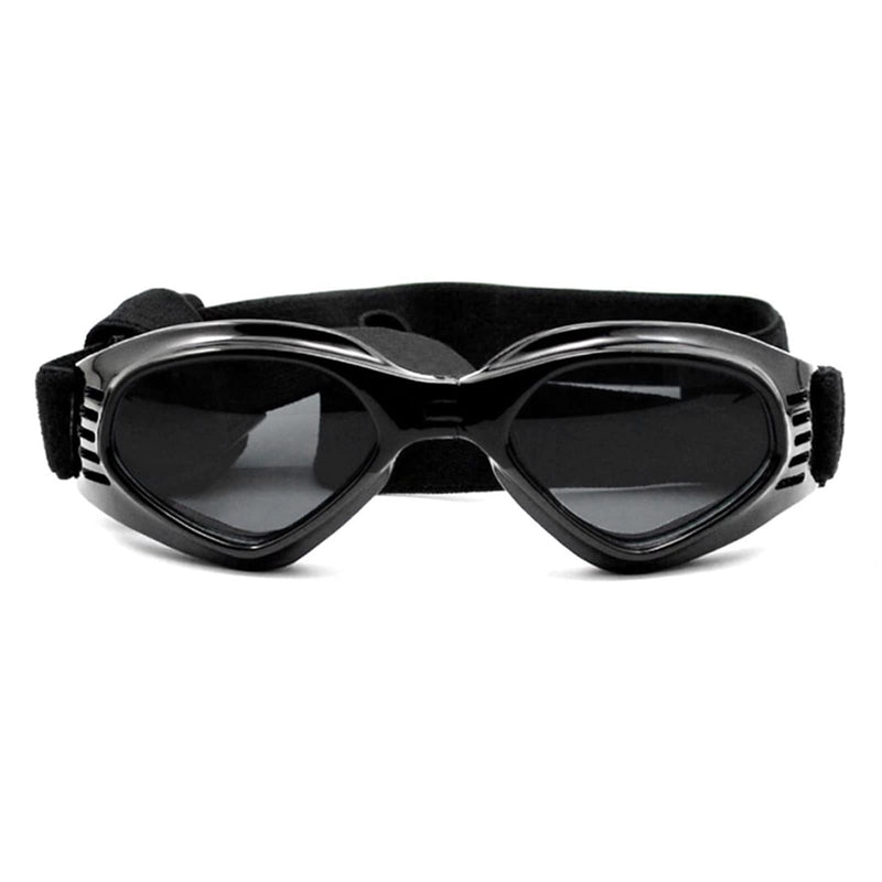 Small Dog Goggles Sun' UV Protection Puppy Goggles Windproof Small Pet Sunglasses for Eyes Protection Black - BeesActive Australia