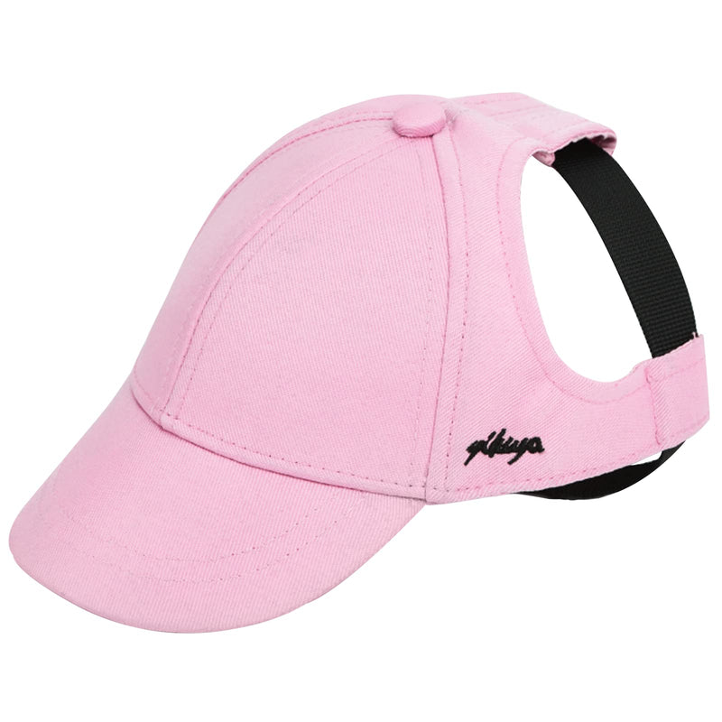 Yikeyo Dog Hat for Small Dogs Dog Sun Hats with Ear Holes, Pet Puppy Baseball Cap for Summer Dog Visor Caps Pink - BeesActive Australia
