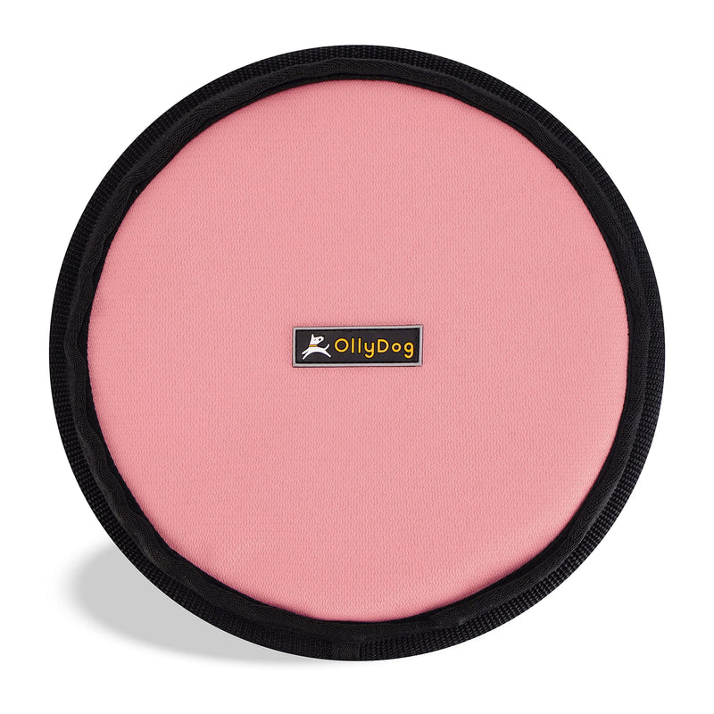 OllyDog Flyer Disc, Dog Frisbee, Lightweight and Floating, Dog Toys Interactive, Dog Stuff, Gentle on Teeth and Gums Pink - BeesActive Australia