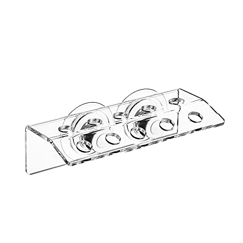 Coral Frag Holder Acrylic Coral Frag Rack with Powerful Double Suction Cups Suitable for Household Fish Tanks (10 Plug Holes) - BeesActive Australia