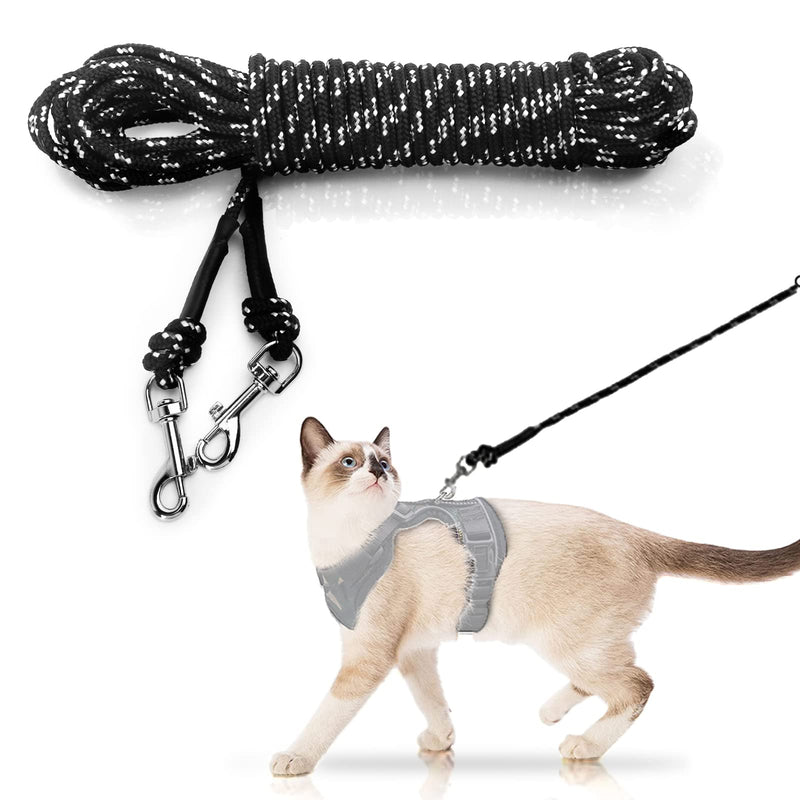 Extra Long Cat Leash for Yard, Lightweight Outdoor Cat Leash Long Light Extension, Long Thin Lead for Rabbits, Kitten, Puppy and Small Animals 4.5M/15FT - BeesActive Australia