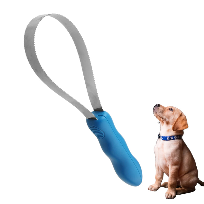 FNOBWE Dog Brush Shedding Blade Dual-Sided Stainless Steel Deshedding Tool Dog Grooming Supplies, 1Pack - BeesActive Australia