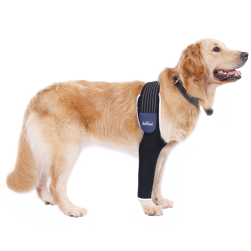 LufeLux Dog Rcovery Sleeve, Medical Dog Cone Alternative, Shoulder Protective Sleeve for Dogs with Strechy Adjustable Elastic Band, for Hot Spots, Wounds, Bandages, and Other Skin Conditions Large - BeesActive Australia