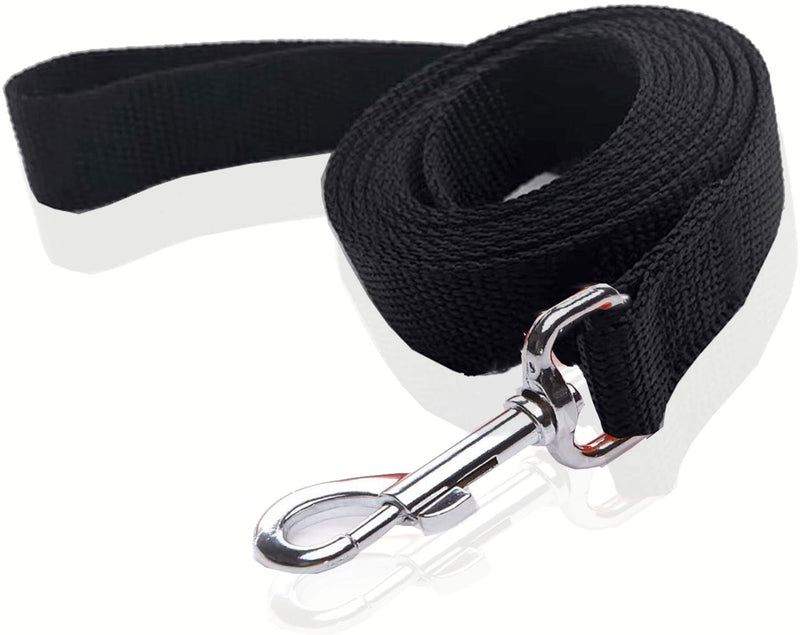 Durable Nylon Dog Leash 16 Feet Dog Leash,8 ft Walking Training Dog Leashes for Medium Large Dogs 1" X 8 ft Black - BeesActive Australia