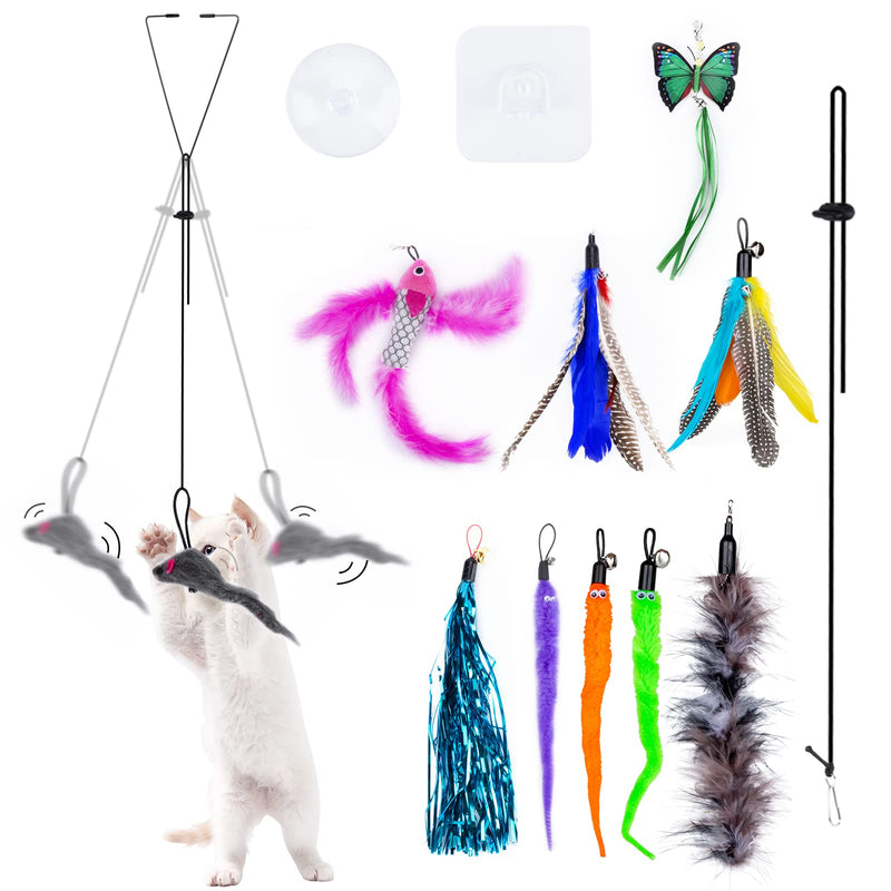 Interactive Cat Feather Toys Set A - BeesActive Australia